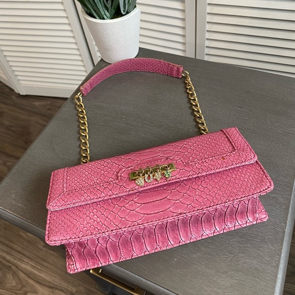 Liz Claiborne Lucky Charms Pink Croc/Alligator - Picture 9 of 10